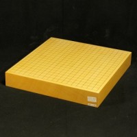 本榧碁盤卓上盤柾目　一枚板　2寸