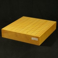 本榧将棋盤柾目一枚物　2.3寸