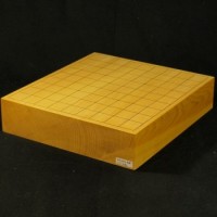 本榧将棋盤柾目一枚物　2.5寸
