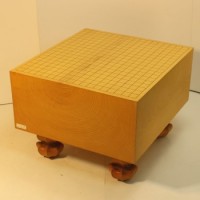 本榧（日本産）碁盤木裏　6.6寸