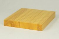 日本産本榧　卓上将棋盤　1.5寸柾目ハギ　20X245