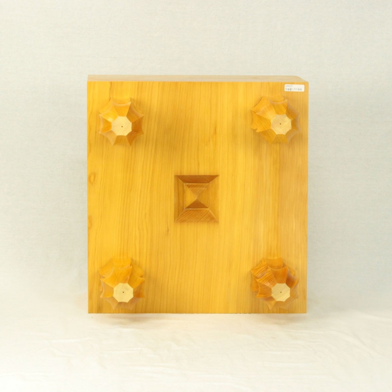 日本産本榧碁盤　5.9寸柾目　四方柾