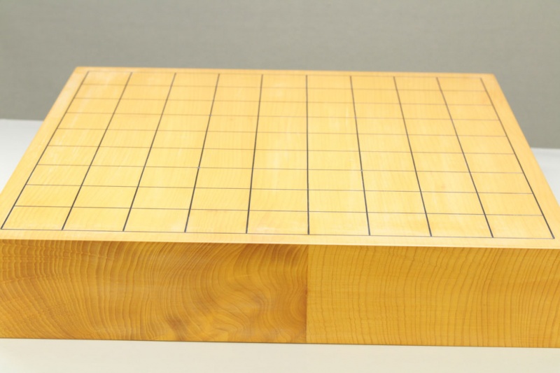 日本産本榧将棋盤　2寸柾目　卓上盤ハギ