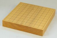 日本産本榧　卓上将棋盤　2寸木裏一枚物　227011