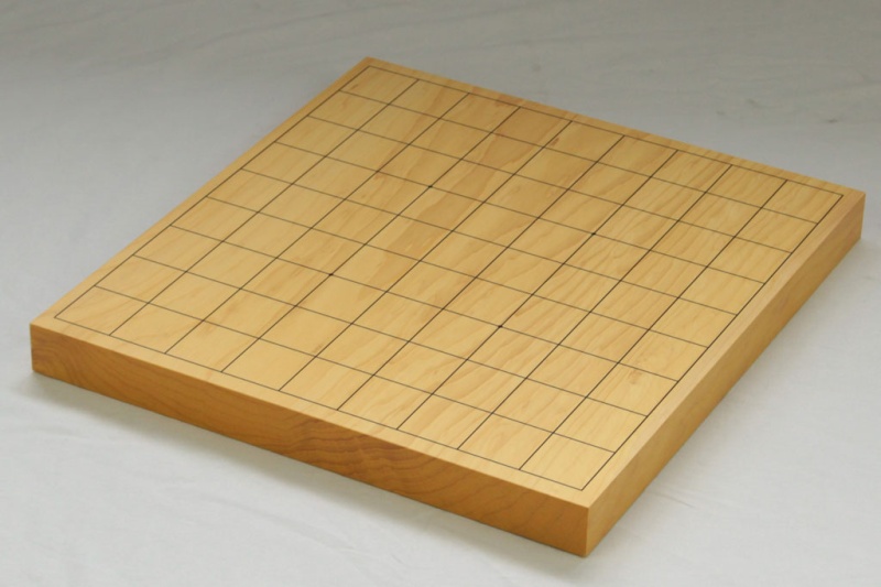 本榧卓上将棋盤　1寸一枚物　板目　235222