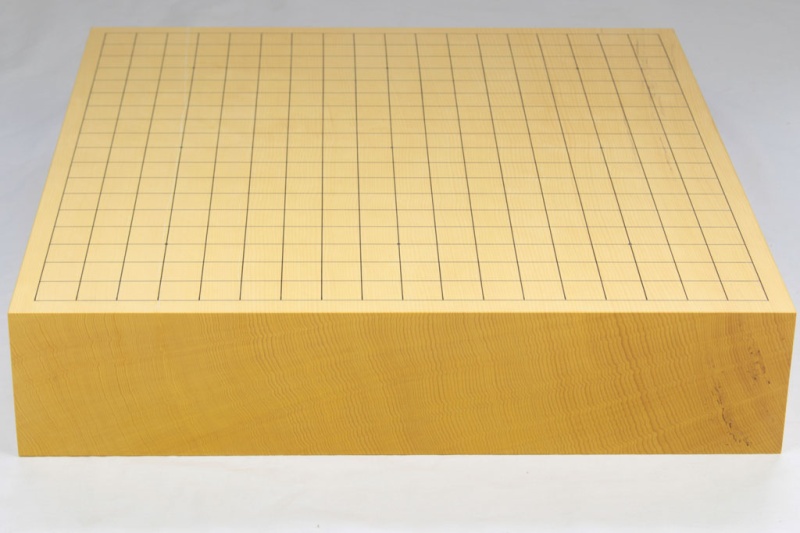 本榧卓上碁盤 3寸柾目 (一枚物)