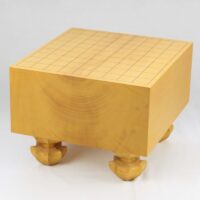本榧脚付将棋盤5.4寸板目中杢　261261