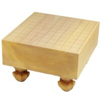 【日本産】本榧脚付将棋盤 4寸板目　245152